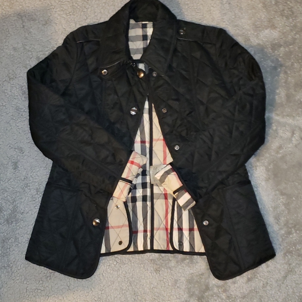 Burberry Brit Black Quilted Womens Coat